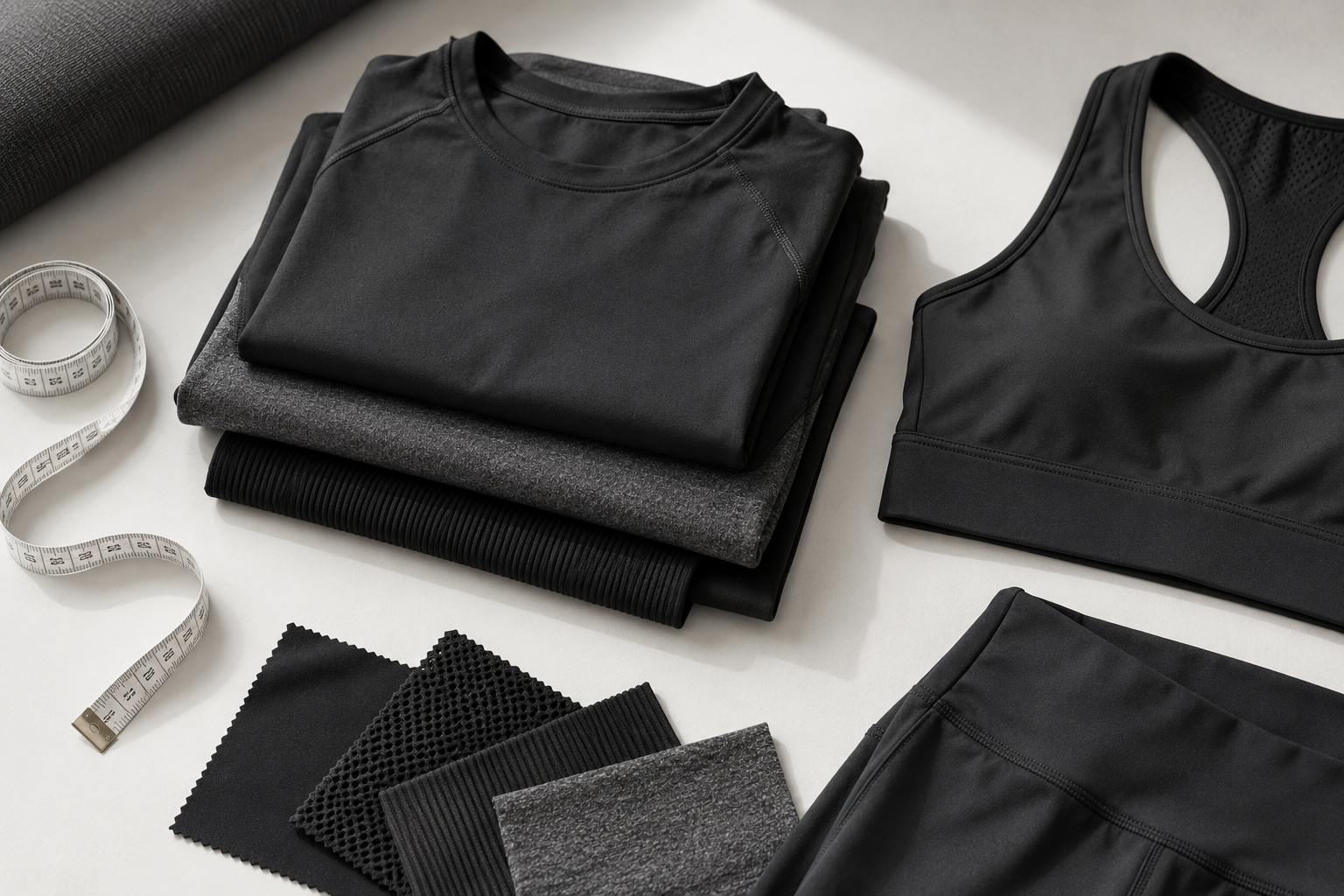 Chất liệu và sản phẩm activewear ANGEL